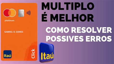 cartao itau multiplo mastercard click